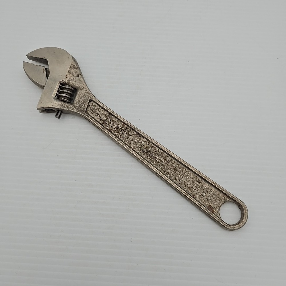 Vintage Ben Hur 10 Inch Adjustable Wrench Forged Alloy Steel USA Made